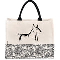 Bull Terrier Okiyo Printed Cotton Tote Bag
