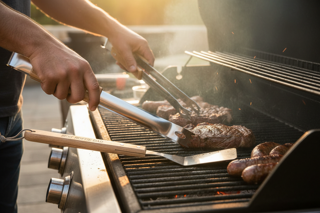 Bamboo 3 Piece Braai Set