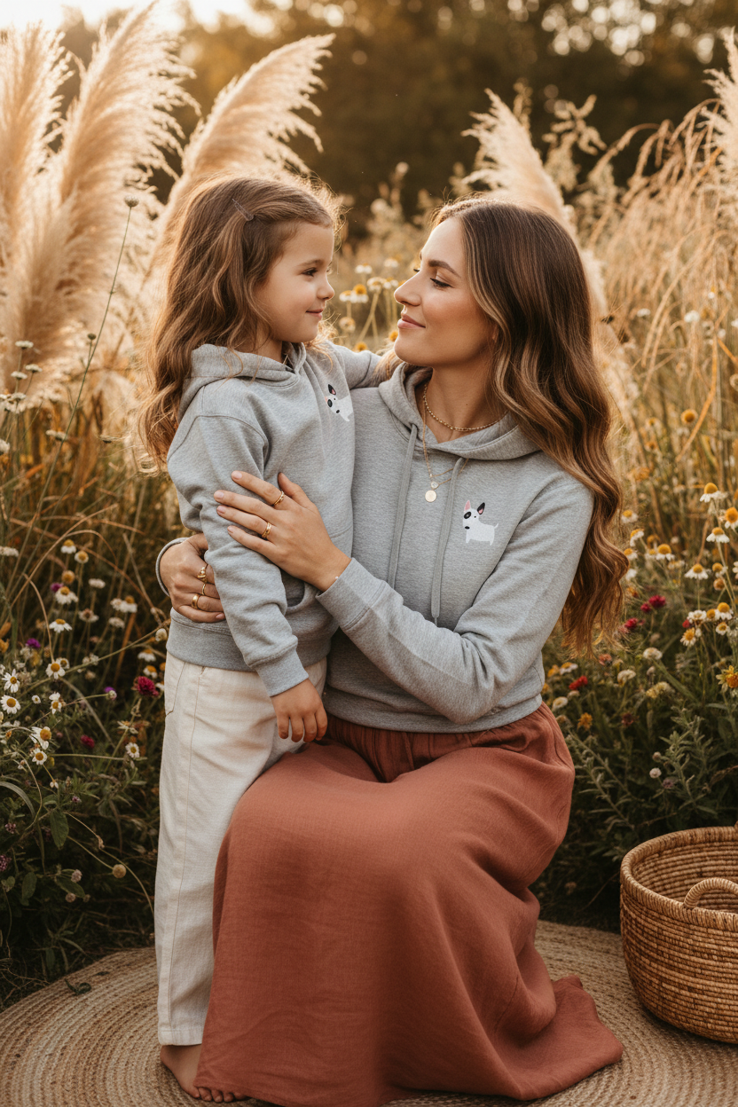 Adult and Kids Hooded Sweaters
