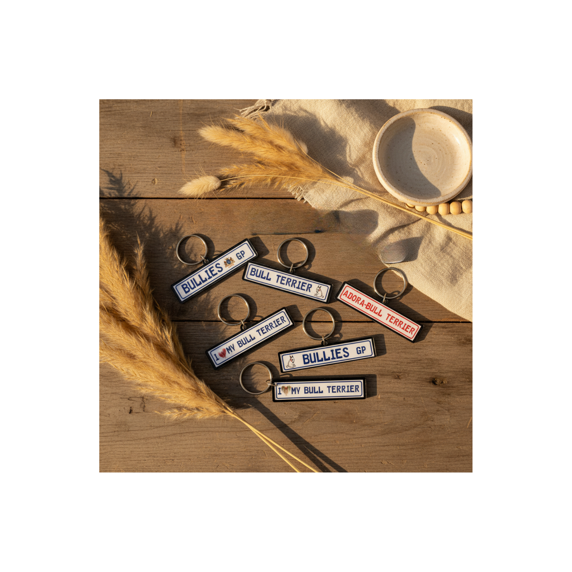 Bullies Numberplate Keyrings