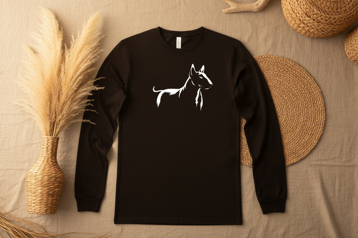 Silhouette Cotton Long sleeve T-Shirt