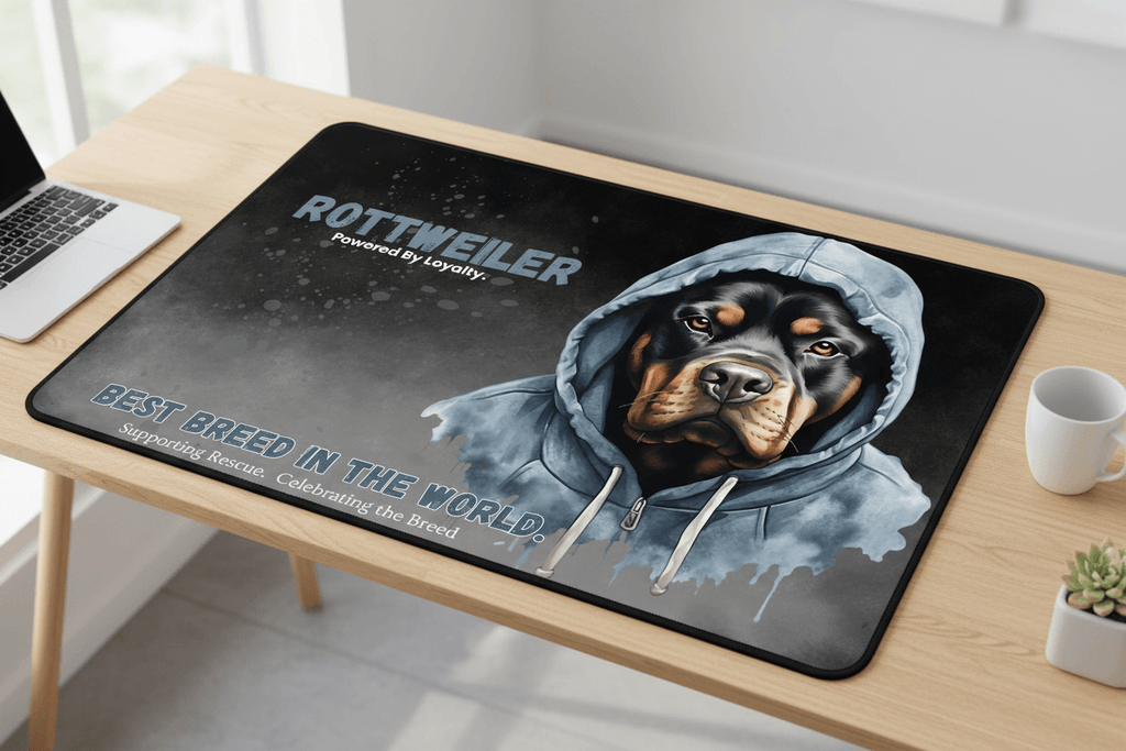Rottweiler Dad Desk Mat